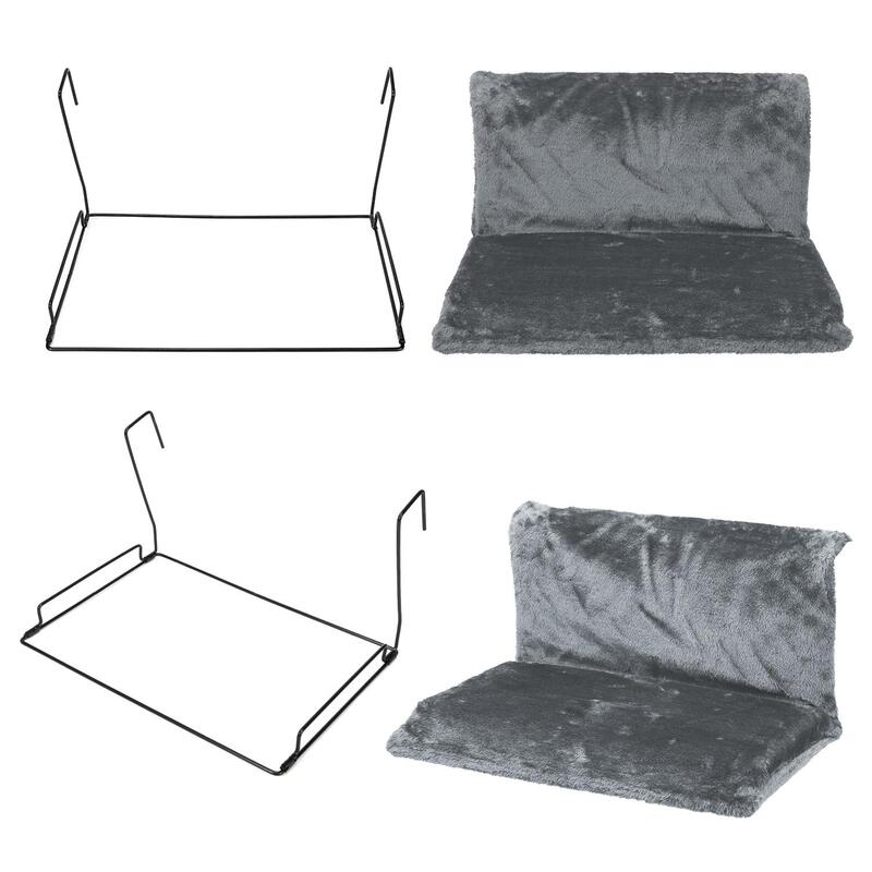 Vinsani Grey Fleece Radiator Pet Bed - Soft & Machine Washable