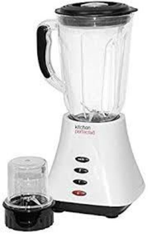 Lloytron 1.5l Table Blender With Mill - 400w, Ivory White