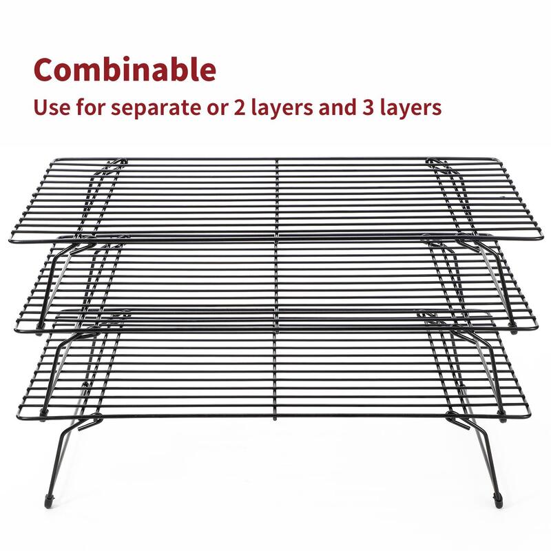 Vinsani Wire Cooling Rack For Baking & Roasting - Oven Safe