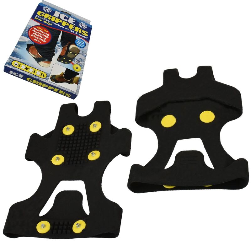 Non-slip Ice Grippers For Boots & Shoes - Xl