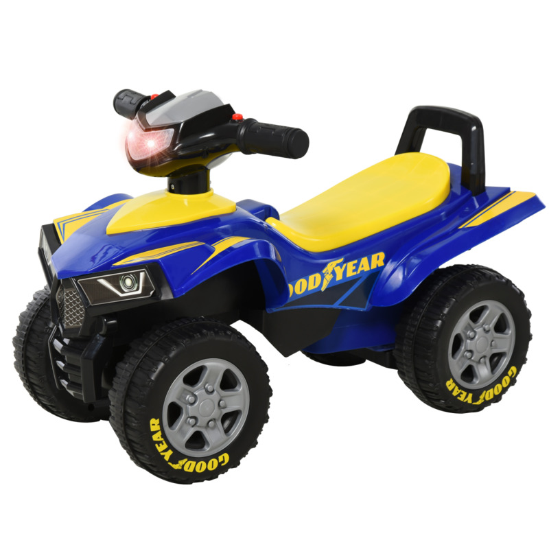 Goodyear Ride-on Quad Bike Walker With Lights & Horn - 18-36 Months