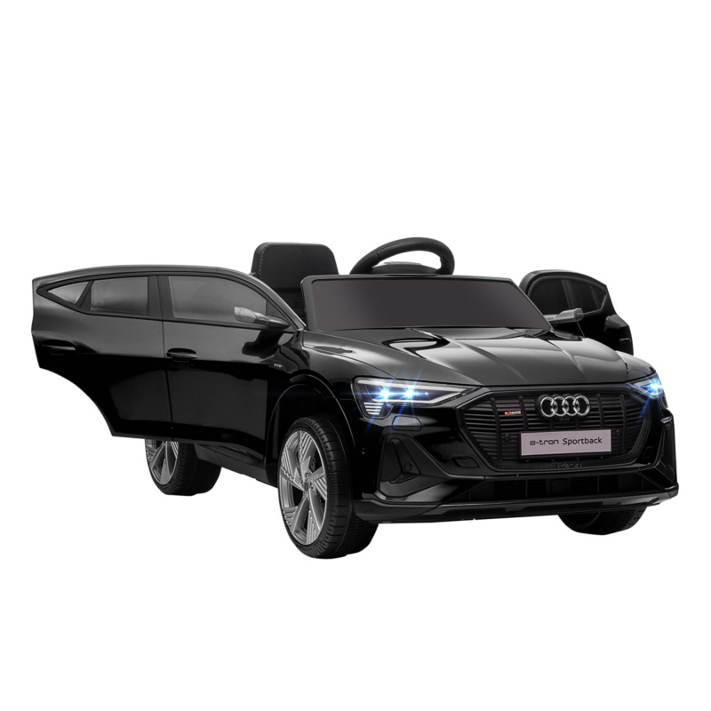 Homcom 12v Electric Ride-on Car With Remote Control, Lights, Music - Black