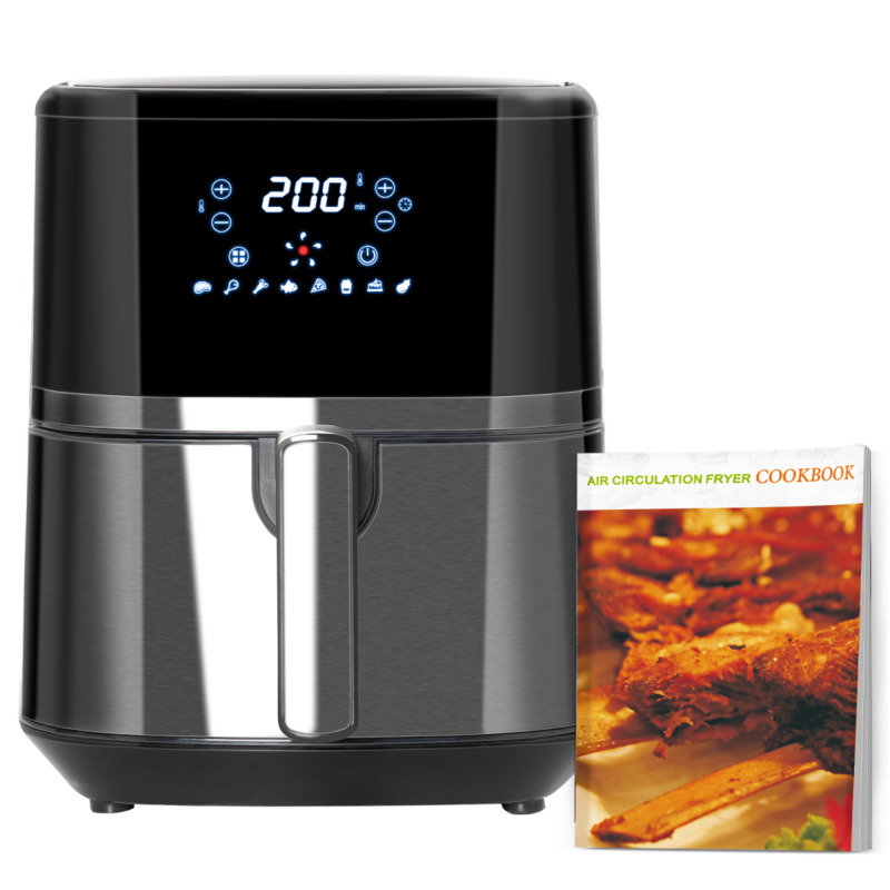 4.5l Air Fryer 1500w With Digital Display, Rapid Air Circulation & Timer