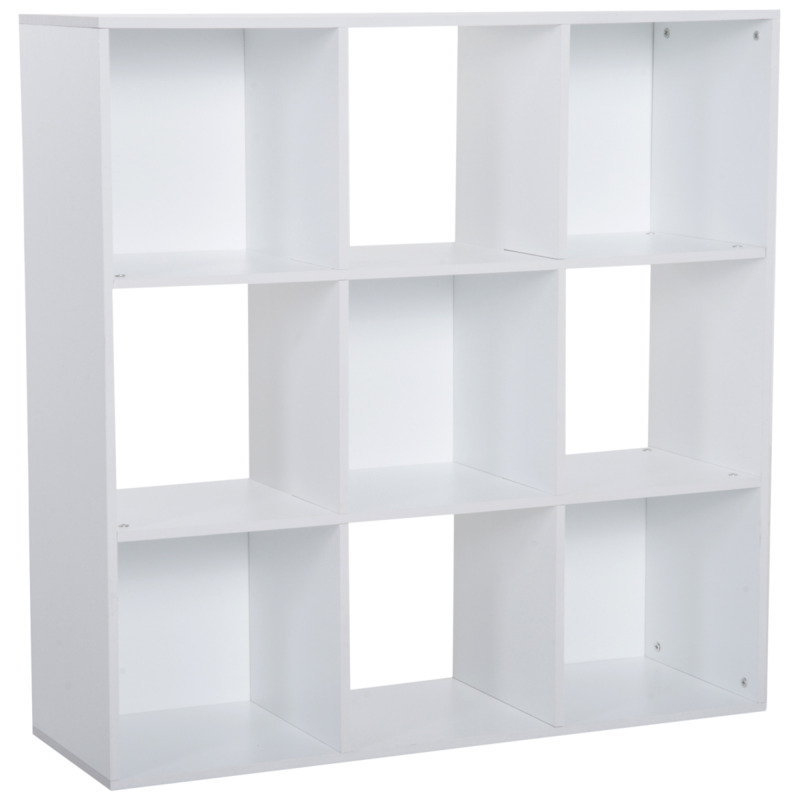 9 Cube Storage Cabinet Bookcase Bookshelf White - 9-cube, Home Office, Living Room