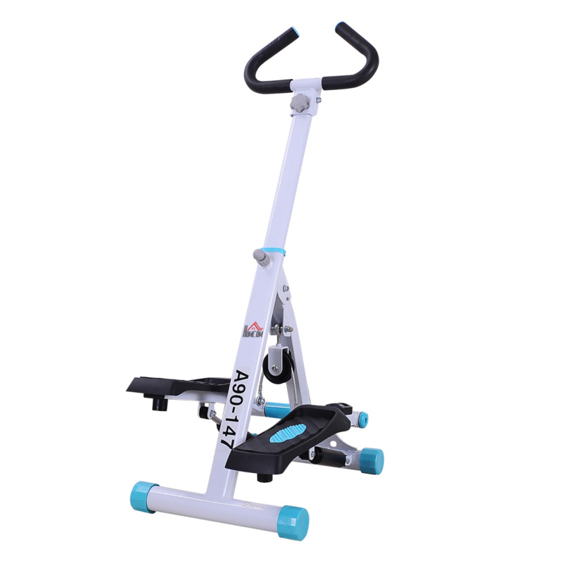 Mini Stepper With Handlebars - Low-impact Cardio & Toning Exercise Machine