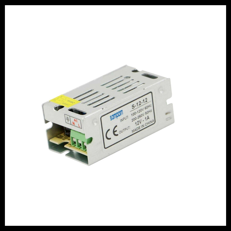 12v Dc 100-240v Ac To Dc Converter Power Supply For Led Strip Lights - Aluminium Shell, Ip20