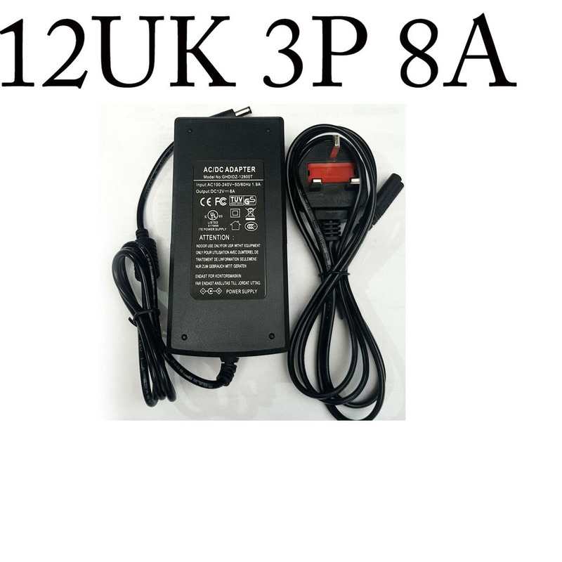 Ledson 12v Dc Power Adapter For Led Lights, Cctv, Uk Plug - 1a-10a