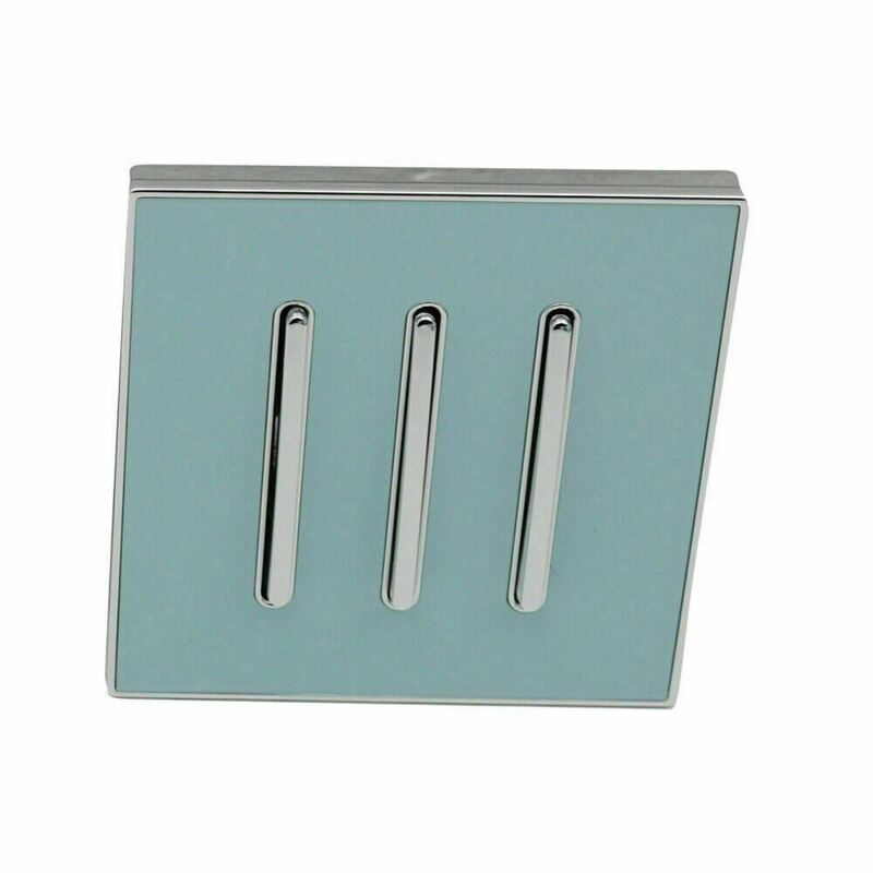 Ledson Screwless Wall Switch - 1, 2, 3 Gang - Brushed Gold/textured Cream/white - Uk Standard Fit