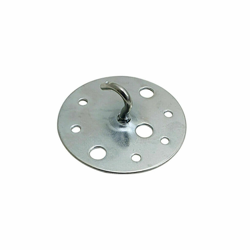 Ledson Heavy-duty Steel Ceiling Hook Plate For Chandeliers & Pendant Lights - 5kg Capacity