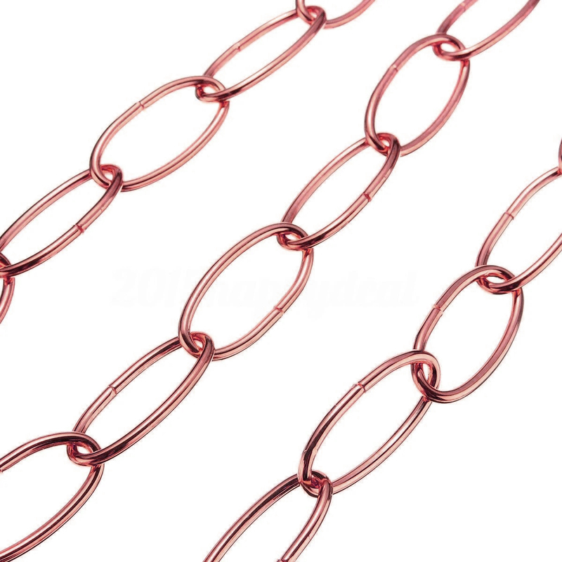 Ledson 32mm X 17mm Metal Light Chain For Pendant Chandeliers - 1m Length, 5kg Max Load
