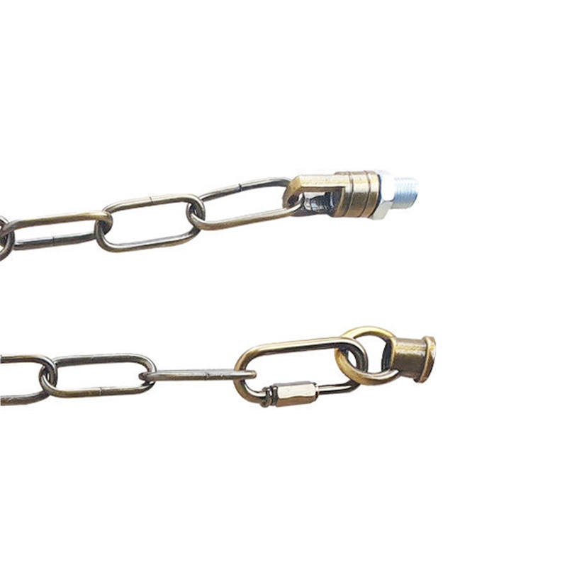 Ledson Yellow Brass Chain For Pendant Lights & Chandeliers - 85cm - 8kg Max Load - 38mm X 16mm