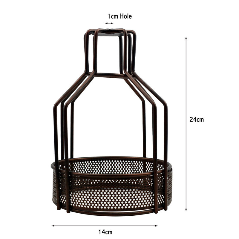 Ledson Metal Wire Cage Lampshade Guard - Vintage Industrial Retro Style-image