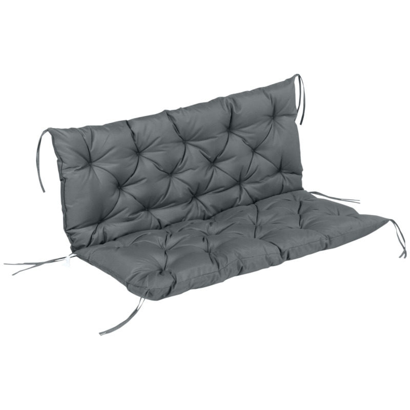 Outsunny 2 Seater Garden Bench Cushion Seat Pad - Water Stain Resistant