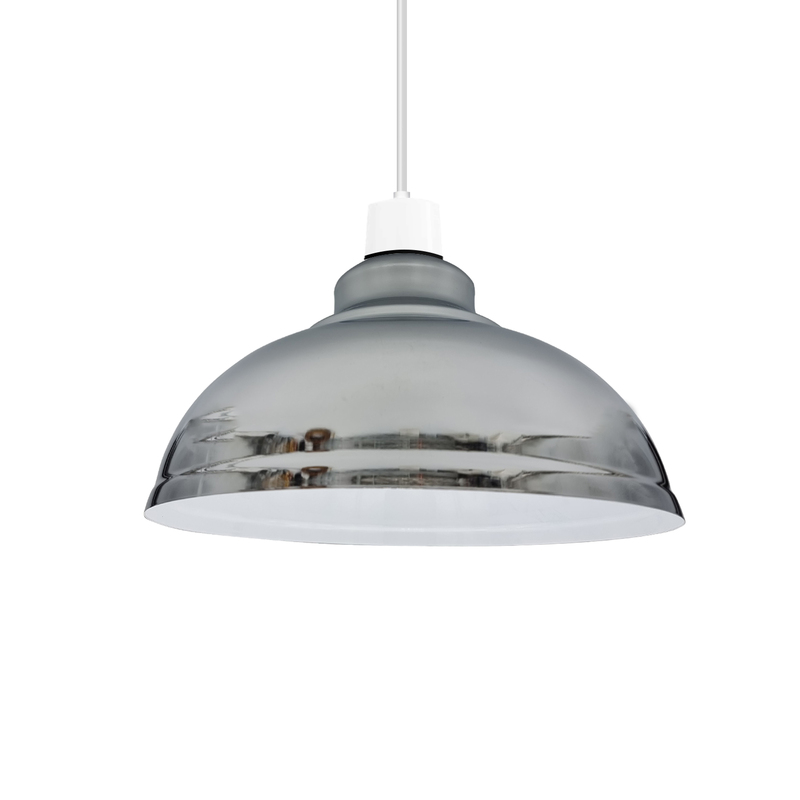 Ledsone Metal Pendant Shade Lampshade For Bedroom Kitchen - Retro Modern Style
