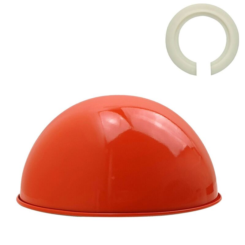 Ledsone Retro Dome Metal Light Shade Easy Fit Ceiling Pendant Lampshade - Various Colours
