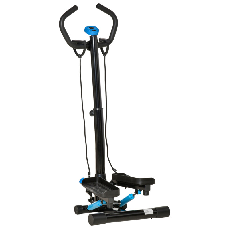 Homcom Adjustable Twist Stepper Machine - Full Body Home Gym Workout