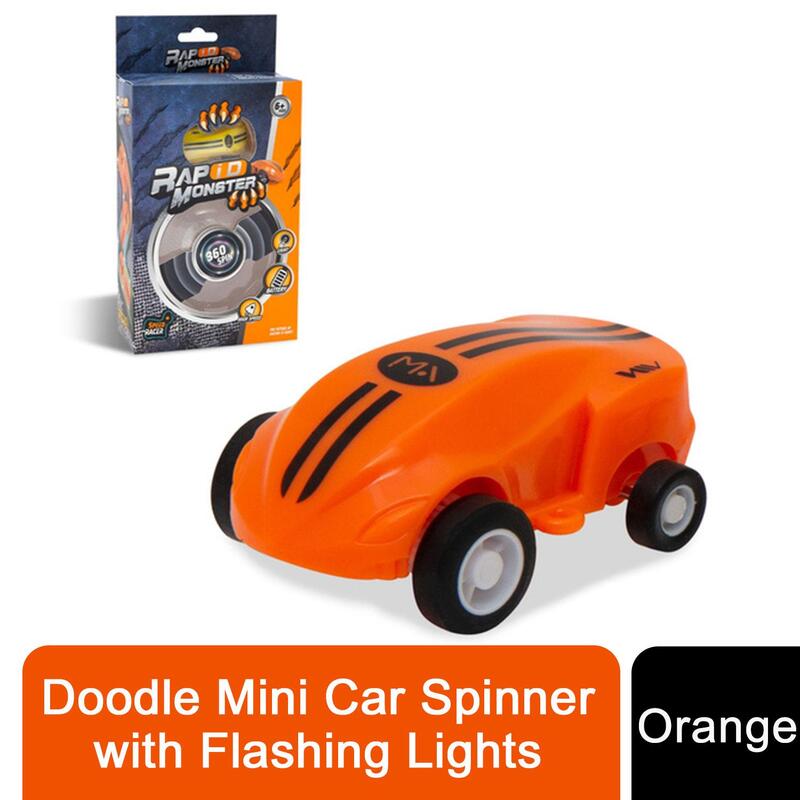 Doodle Mini Car Spinner With Flashing Lights