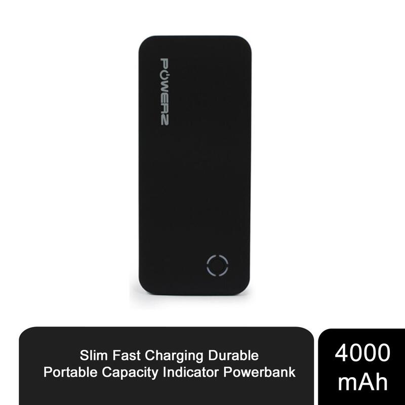 Aquarius Slim 4000mah Powerbank - Portable, Durable, Fast Charging, Capacity Indicator