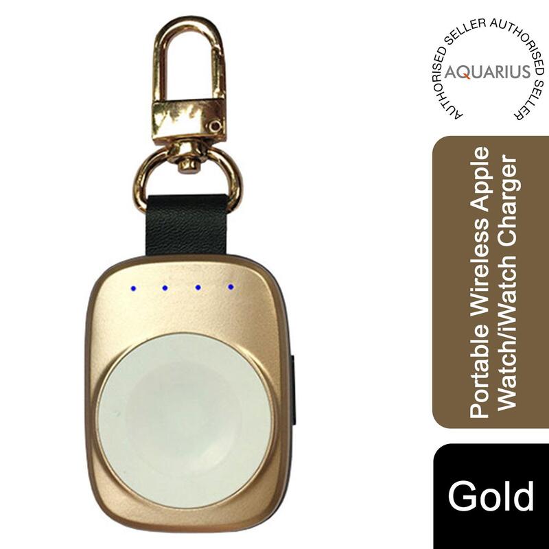 Aquarius Gold Portable Wireless Apple Watch Charger