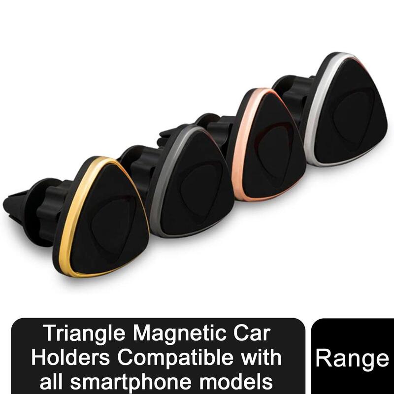 Magnetic Triangle Car Mount For Smartphones - Universal Hands-free Navigation