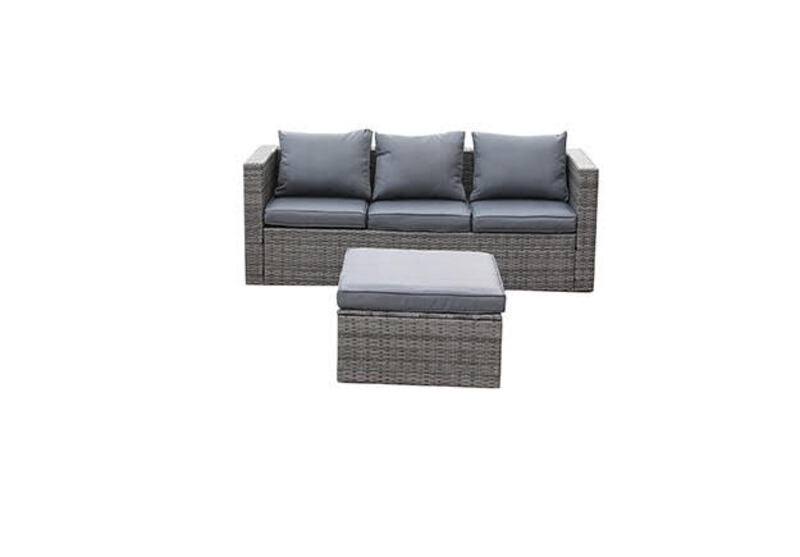 Msl Premium Rattan Sofa Set For Garden & Patio