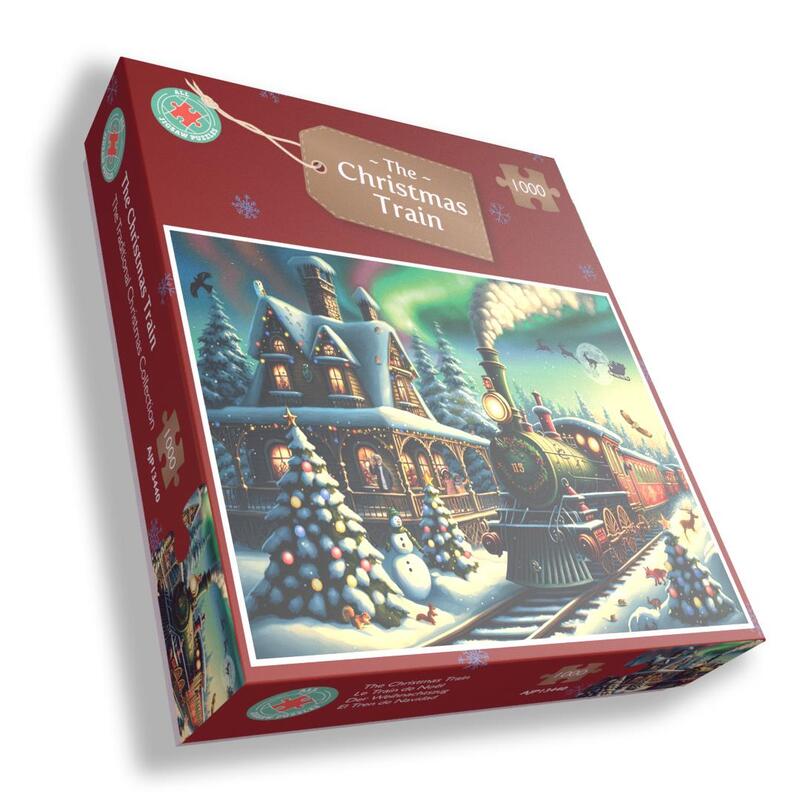All Jigsaw Puzzles 1000 Piece Christmas Train Jigsaw Puzzle