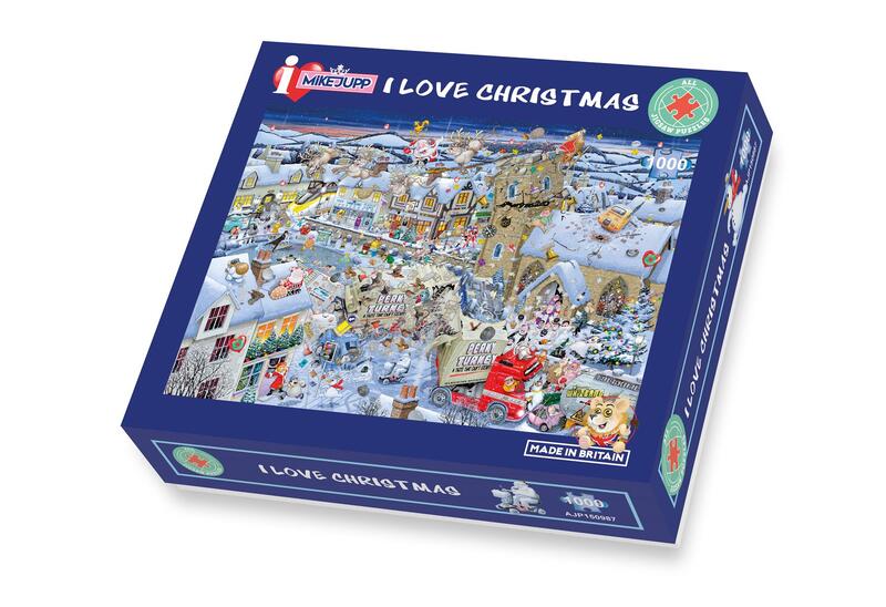 Mike Jupp Christmas 1000 Piece Jigsaw Puzzle