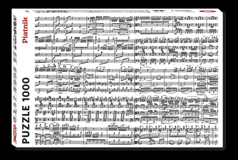 Piatnik 1000 Piece Jigsaw Puzzle - Musical Notes Theme