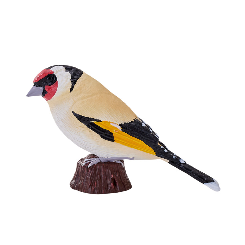 Mojo Fun Hand-painted European Goldfinch Wildlife Figurine