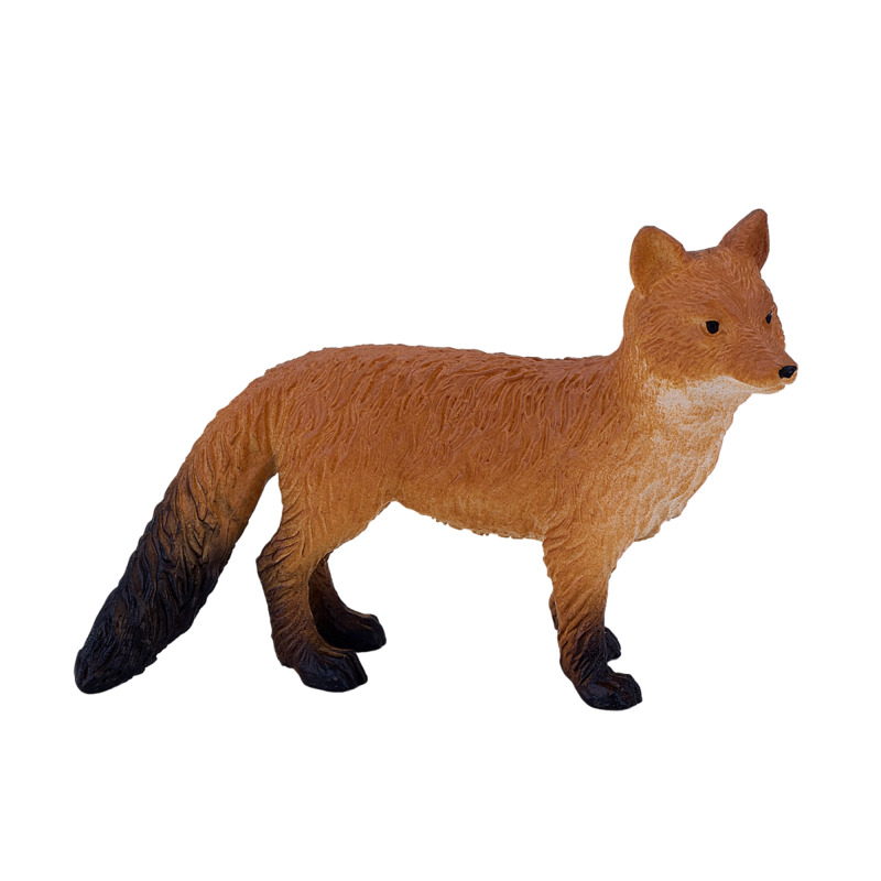 Mojofun Lifelike Red Fox Figurine – Realistic Woodland Animal Model
