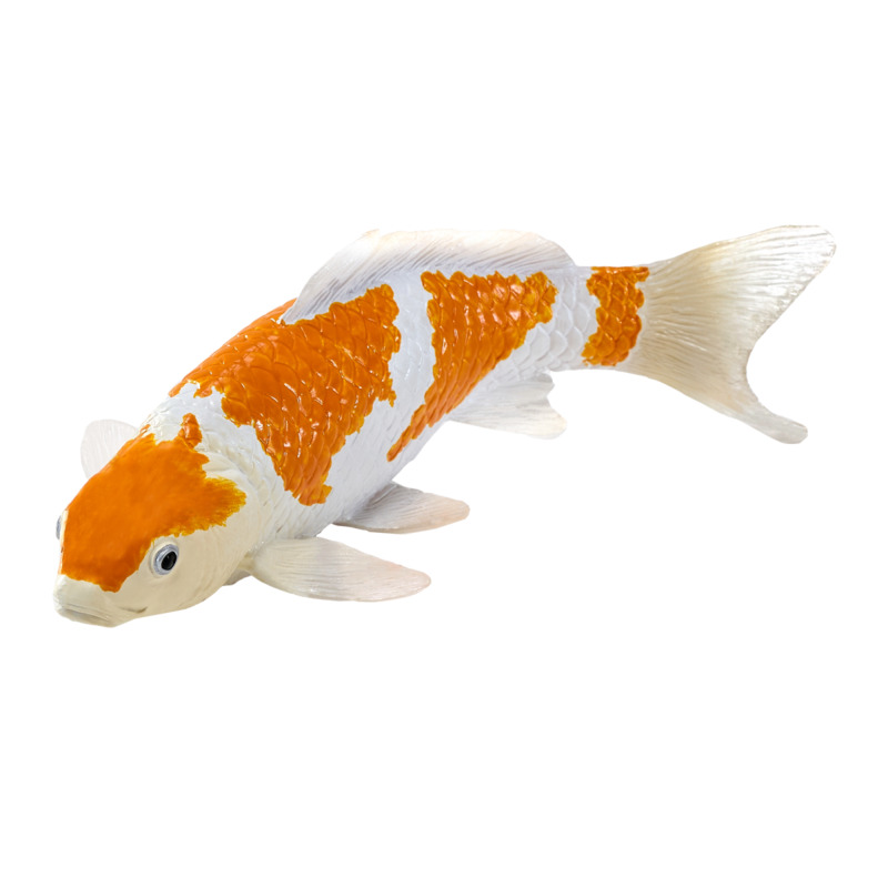 Mojo Fun Ochiba Shigure Koi Figurine – Realistic Hand-painted Fish Model