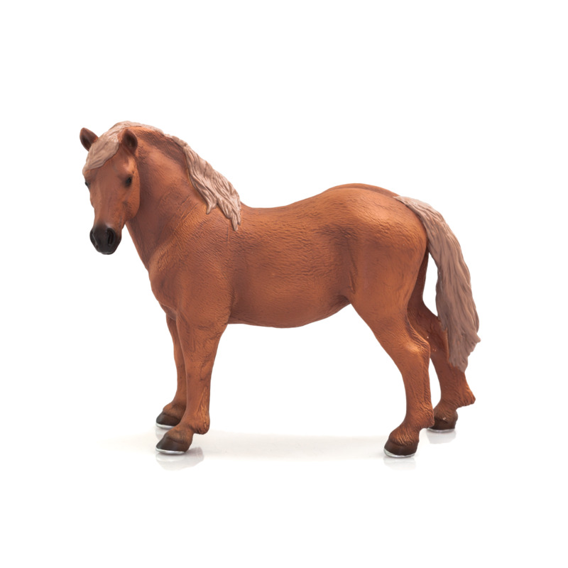 Mojofun Suffolk Punch Mare Realistic Equestrian Toy Figurine