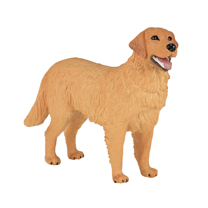 Mojofun Realistic Golden Retriever Dog Figurine Toy