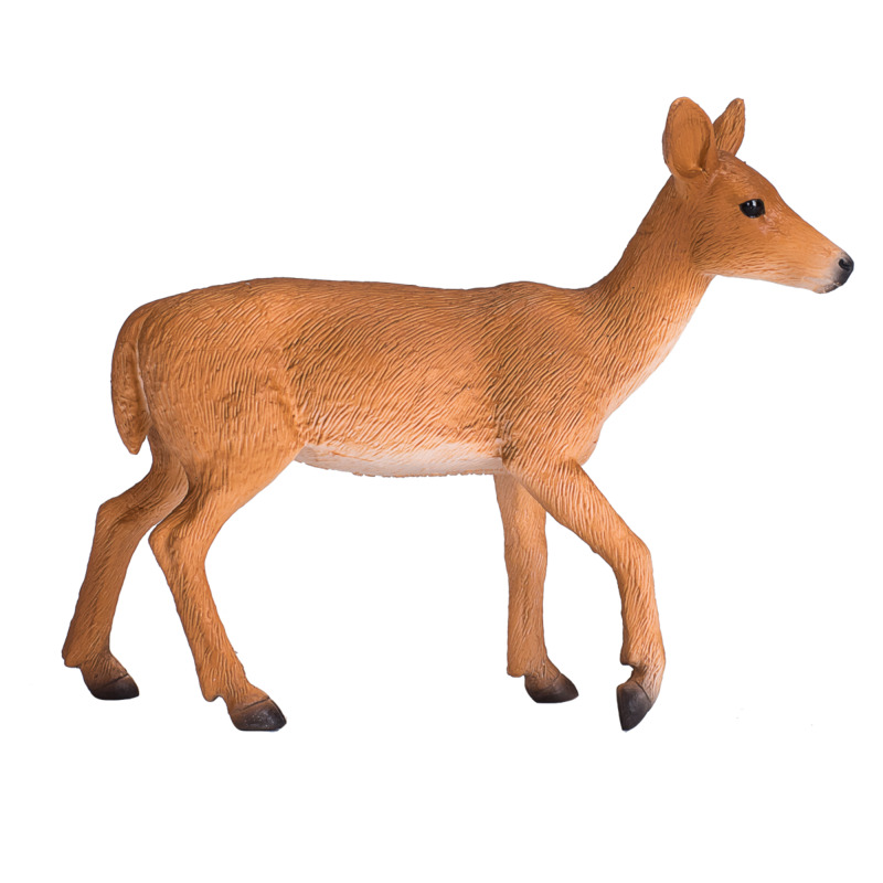 Mojofun White-tailed Deer Doe Toy - Realistic Woodland Animal Figurine