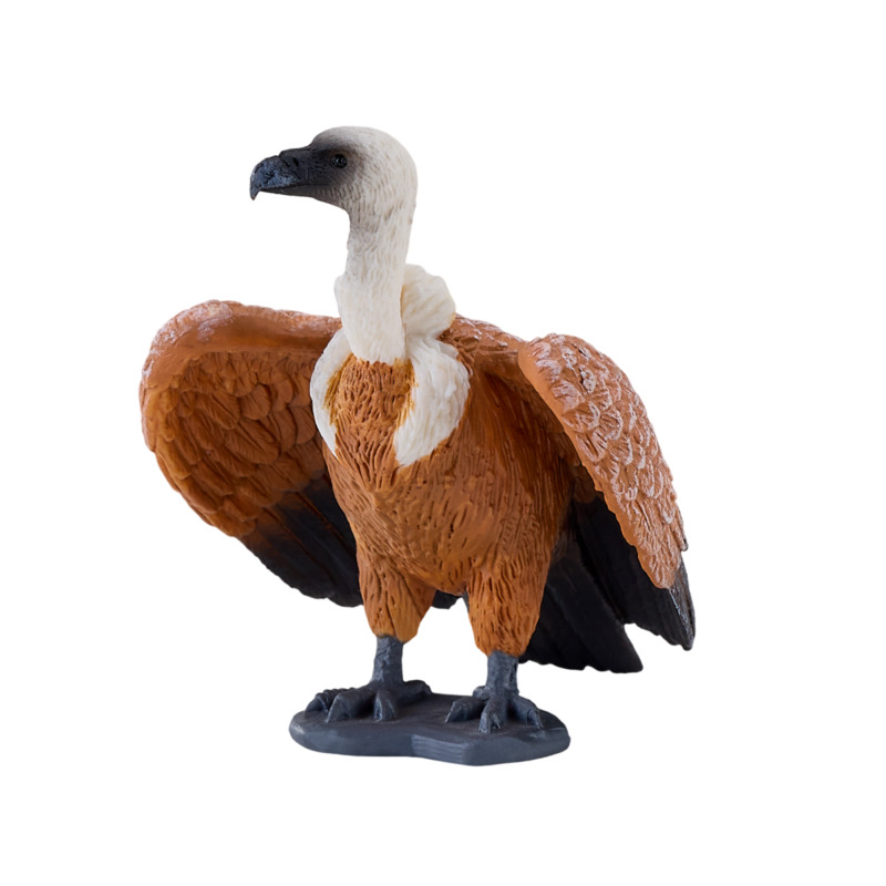 Mojo Fun Hand-painted Griffon Vulture Figurine – Realistic Bird Of Prey Model