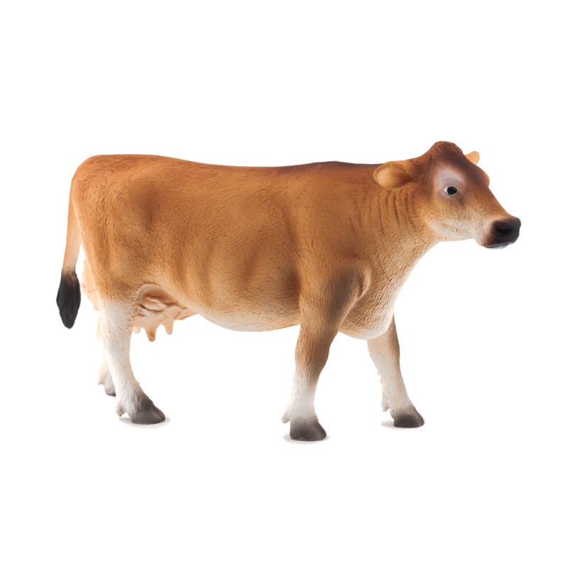 Mojofun Jersey Cow Toy – Realistic Farm Animal Figurine