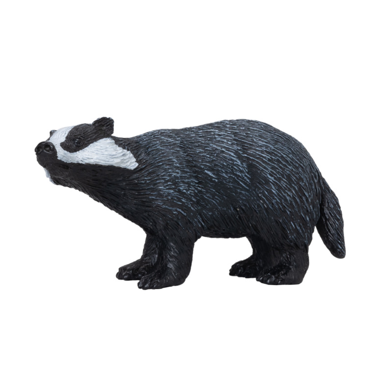 Mojo Fun Realistic Badger Figurine - Woodland Animal Toy