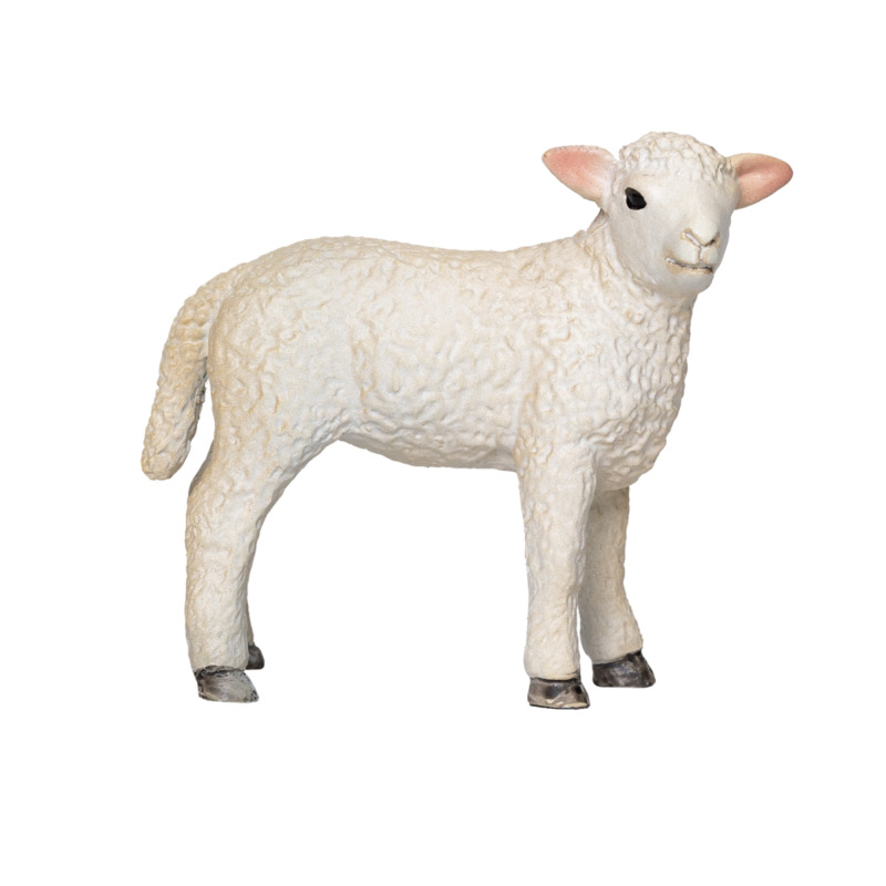 Mojofun Romney Sheep Lamb Figurine - Farm Animal Toy