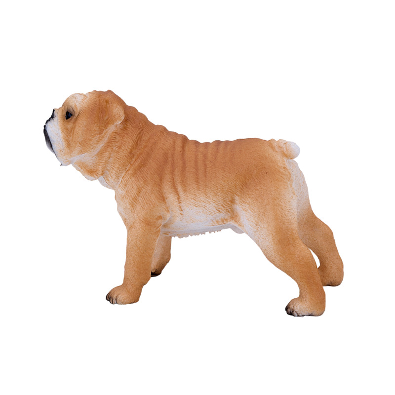 Mojo Fun Realistic English Bulldog Figurine Toy