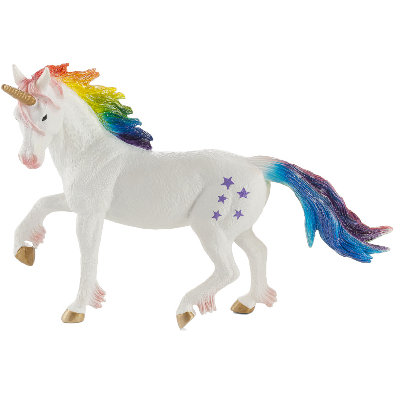 Mojofun Rainbow Unicorn Figurine - Mythical Horse Toy