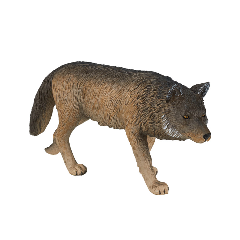 Mojofun Timber Wolf Walking Toy - Realistic Wildlife Figurine