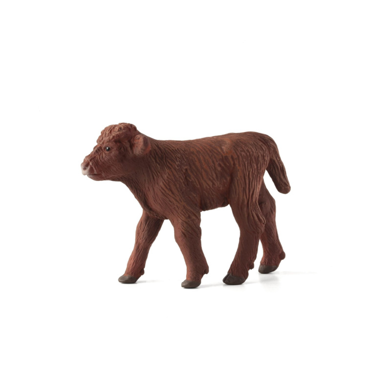 Mojofun Highland Calf Toy - Realistic Farm Animal Figurine