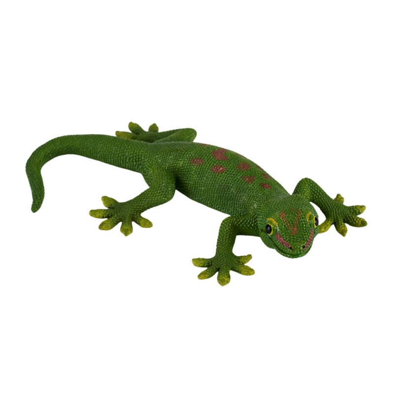 Mojo Fun Realistic Gecko Wildlife Model – Hand-painted Polyvinyl Chloride Reptile Figurine