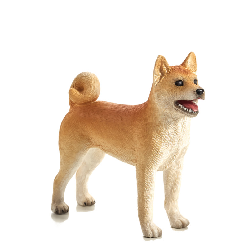 Mojofun Realistic Shiba Inu Toy - Lifelike Dog Figurine