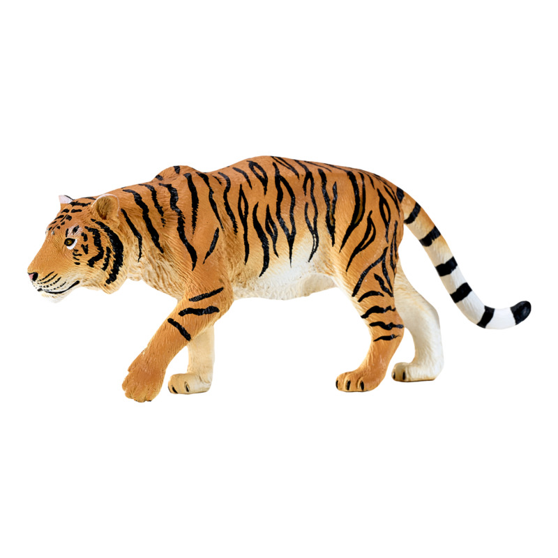 Mojo Fun Hand-painted Tiger Figurine - Realistic Big Cat Toy