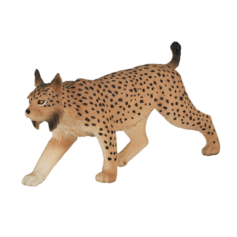 Mojofun Iberian Lynx Toy - Realistic Wildlife Animal Figurine