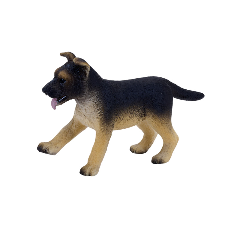 Mojofun Realistic German Shepherd Puppy Figurine