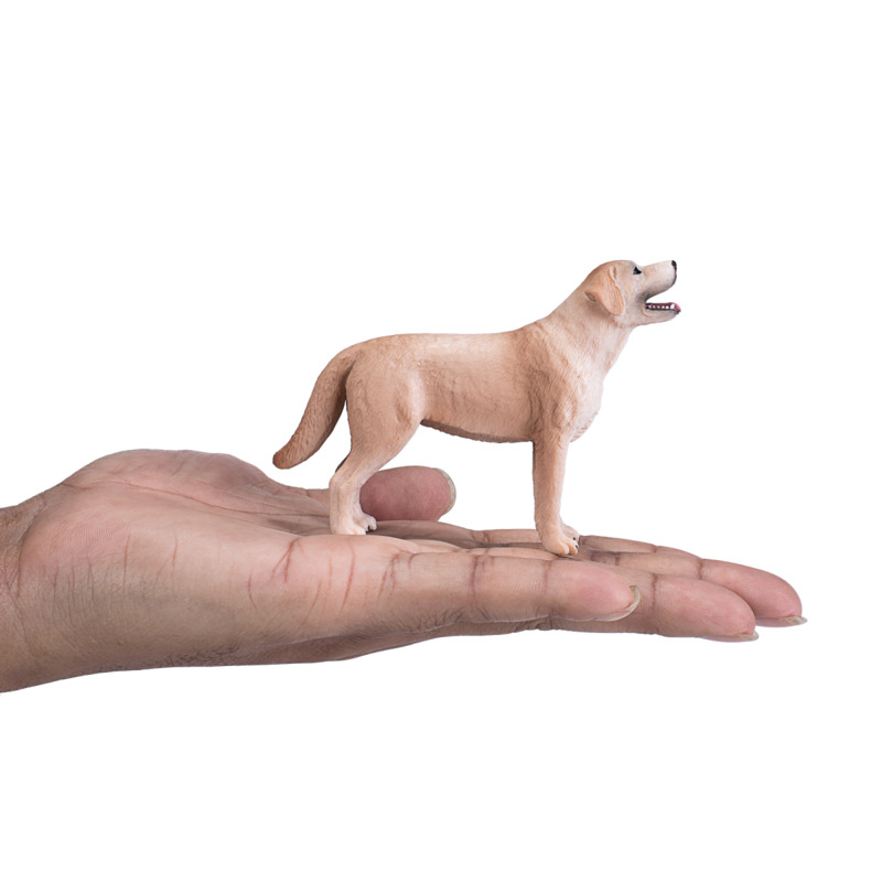 Mojofun Realistic Labrador Retriever Dog Figurine