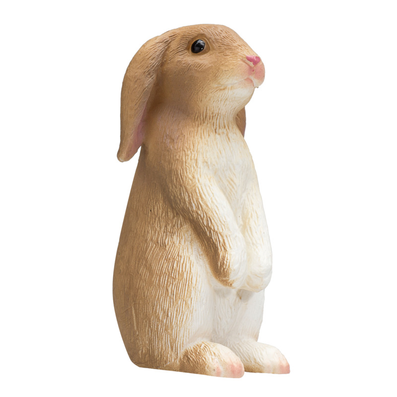 Mojofun Realistic Rabbit Figurine Toy - Small Animal Sculpture