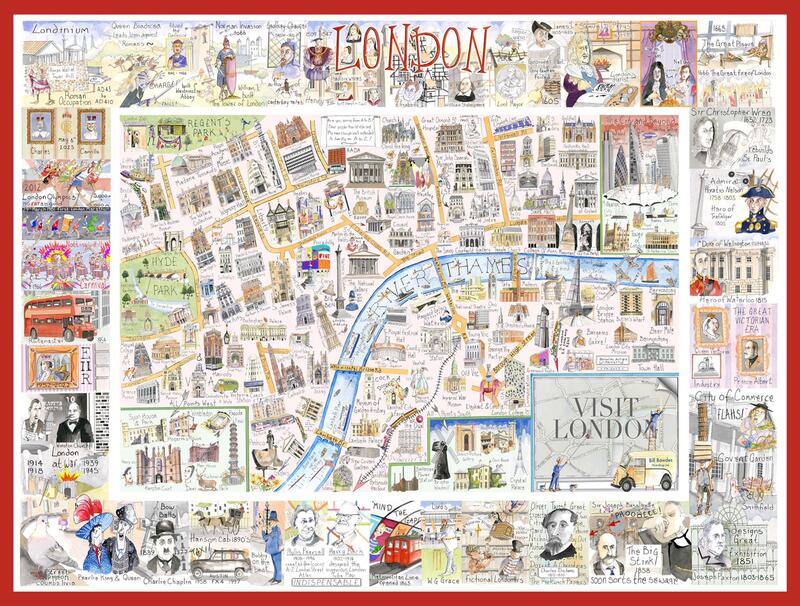 Tim Bulmer London 1000 Piece Jigsaw Puzzle
